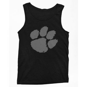 NEW Clemson Tigers Paw Tonal Logo Tank Top BLACKOUT